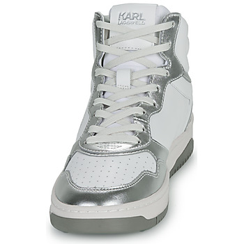 Karl Lagerfeld KREW KC Kollar Mid Boot White / Silver