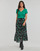 Clothing Women Skirts Ikks BX27135 Black / Green
