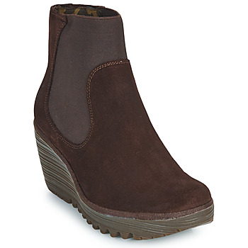 Shoes Women Mid boots Fly London YADE Brown