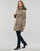 Clothing Women Duffel coats Geox W3626H-T2655-F6050 Taupe