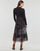 Clothing Women Long Dresses Desigual NASDAQ Black / Multicolour