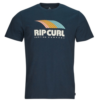 Clothing Men short-sleeved t-shirts Rip Curl URF REVIVAL CRUISE TEE Marine