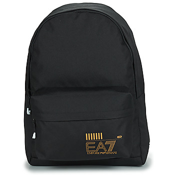 Bags Rucksacks Emporio Armani EA7 TRAIN CORE U BACKPACK Black / Gold