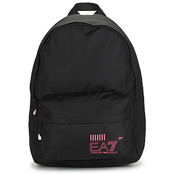 Bags Women Rucksacks Emporio Armani EA7 TRAIN CORE U BACKPACK Black / Pink