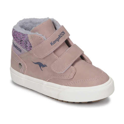 Shoes Girl High top trainers Kangaroos KaVu Primo V Pink / Violet