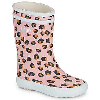 Shoes Girl Wellington boots Aigle LOLLY POP PLAY Pink