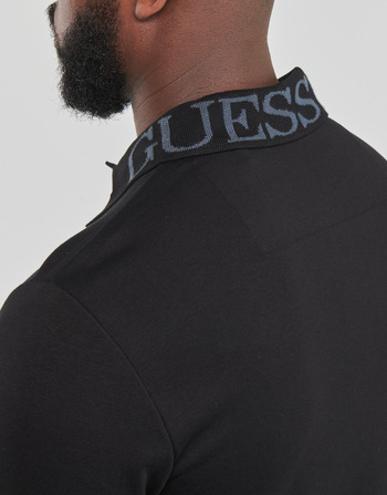 Guess OLIVER LS POLO Black