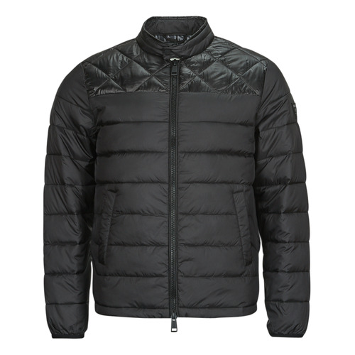 Clothing Men Leather jackets / Imitation le Guess LIGHT PUFFA JACKET Black