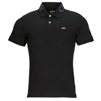 Clothing Men short-sleeved polo shirts Guess NOLAN SS POLO Black