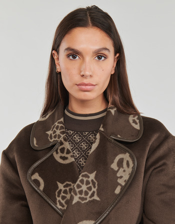 Guess LUDOVICA LOGO WRAP COAT Brown