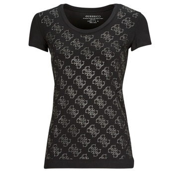 Guess SS VN 4G ALLOVER TEE Black