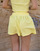 Clothing Women Shorts / Bermudas THEAD. BILLIE Yellow