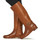 Shoes Women Boots Lauren Ralph Lauren BRIDGETTE-BOOTS-TALL BOOT Cognac