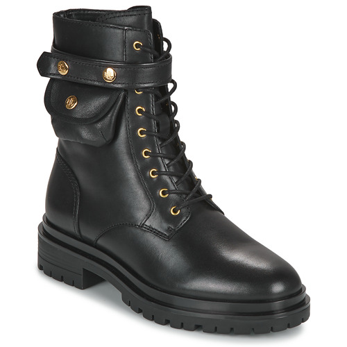 Shoes Women Ankle boots Lauren Ralph Lauren CAMMIE-BOOTS-MID BOOT Black