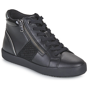 Shoes Women High top trainers Geox D BLOMIEE Black