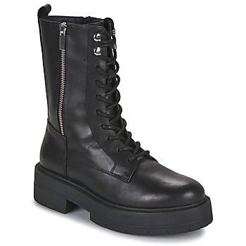 Shoes Women Mid boots Geox D SPHERICA EC7 Black