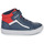 Shoes Boy High top trainers Geox J GISLI BOY C Marine / Red