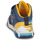 Shoes Boy High top trainers Geox J INEK BOY C Marine / Yellow