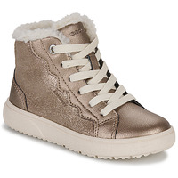 Shoes Girl High top trainers Geox J THELEVEN GIRL ABX Gold