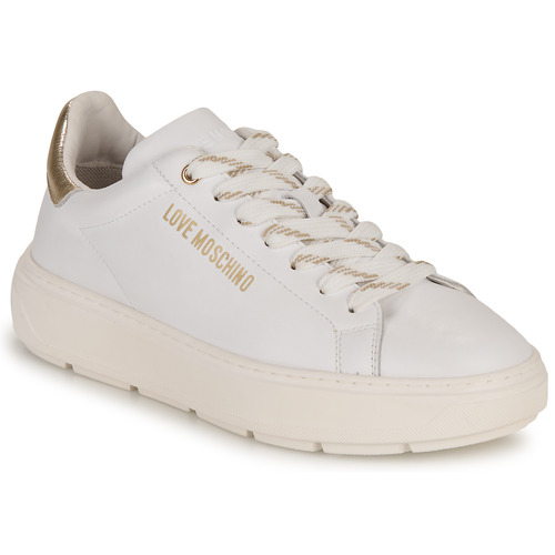 Shoes Women Low top trainers Love Moschino BOLD LOVE White