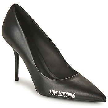 Shoes Women Court shoes Love Moschino RUBBER LOGO Black