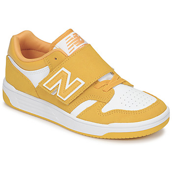 Shoes Children Low top trainers New Balance 480 Yellow / White
