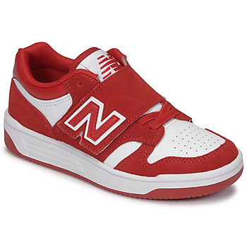 Shoes Children Low top trainers New Balance 480 Red / White