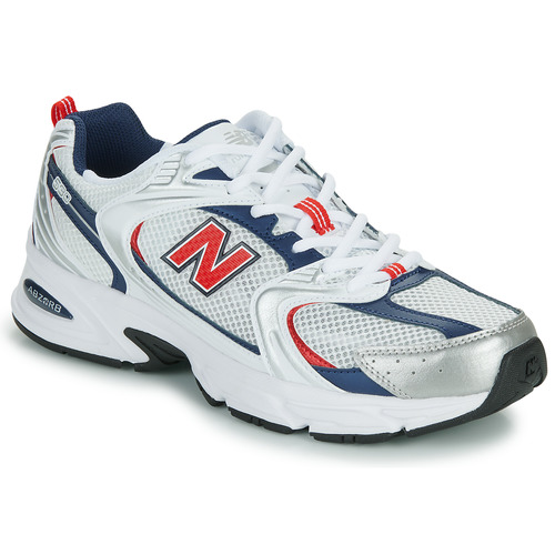 New Balance 530 White / Marine / Red - Free delivery | Spartoo NET ! -  Shoes Low top trainers Men USD/$131.50