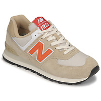 Shoes Men Low top trainers New Balance 574 Beige / Orange