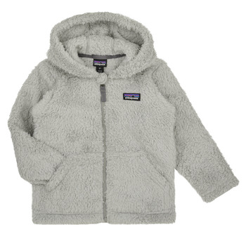 Clothing Children Blouses Patagonia BABY FURRY FRIENDS HOODY Grey