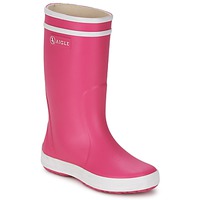 Shoes Girl Wellington boots Aigle LOLLY-POP Pink / White