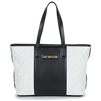Bags Women Shoulder bags Love Moschino QUILTED BICOLOUR White / Black