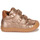 Shoes Girl High top trainers Bisgaard THOR V Pink / Gold