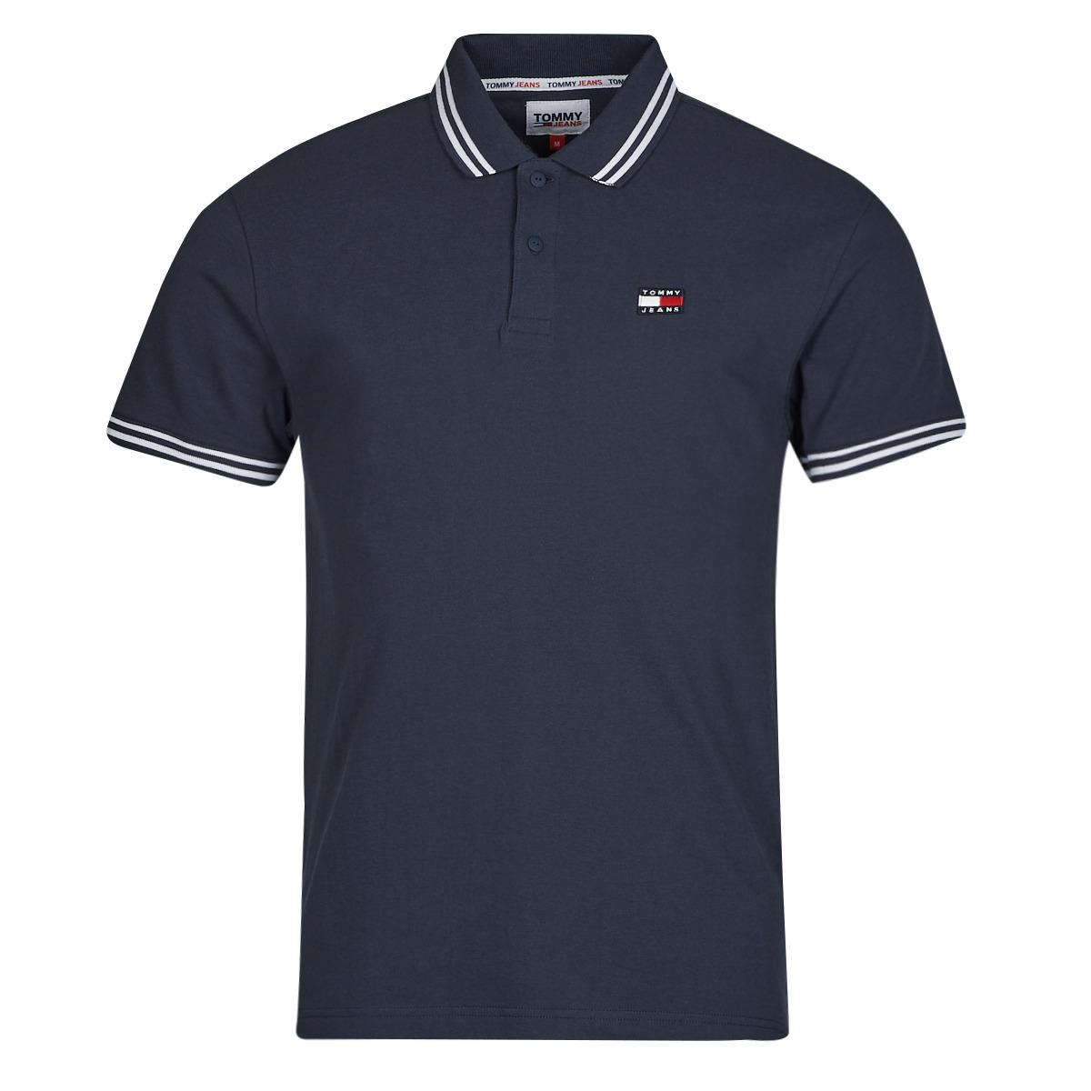 Tommy Jeans TJM CLSC TIPPING Free | delivery POLO Clothing shirts ! DETAIL - - Marine Spartoo short-sleeved NET polo Men