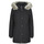 Clothing Women Parkas Tommy Hilfiger PADDED PARKA WITH FUR Black