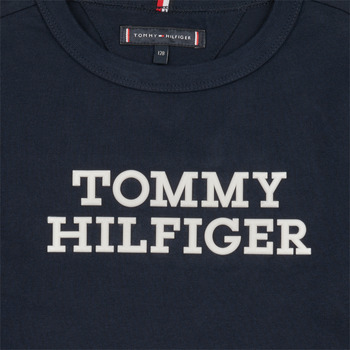 Tommy Hilfiger TOMMY HILFIGER LOGO TEE L/S Marine