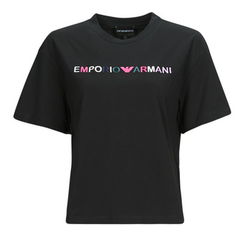Clothing Women short-sleeved t-shirts Emporio Armani 6R2T7S Black