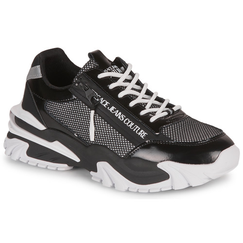 Versace Jeans Couture 75YA3SI5 Black / White - Free delivery | Spartoo NET  ! - Shoes Low top trainers Men USD/$272.00
