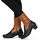 Shoes Women Ankle boots Art ALFAMA Black / Brown