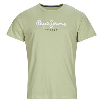 Clothing Men short-sleeved t-shirts Pepe jeans EGGO N Green