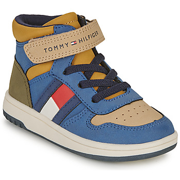 Shoes Boy High top trainers Tommy Hilfiger T3B9-33104-0315Y913 Blue