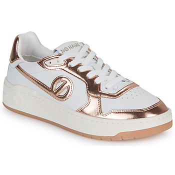 Shoes Women Low top trainers No Name KELLY SNEAKER White / Pink / Gold
