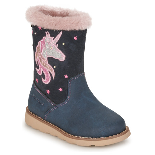 Shoes Girl Boots Tom Tailor 30001 Blue / Pink