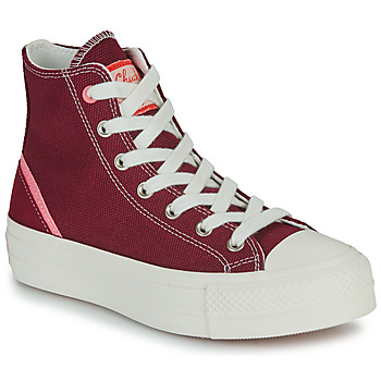 Shoes Women High top trainers Converse CHUCK TAYLOR ALL STAR LIFT Bordeaux