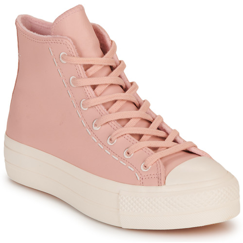 Shoes Women High top trainers Converse CHUCK TAYLOR ALL STAR LIFT Pink