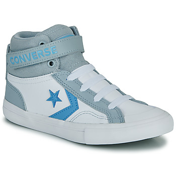Shoes Boy High top trainers Converse PRO BLAZE STRAP SPORT REMASTERED White / Grey / Blue