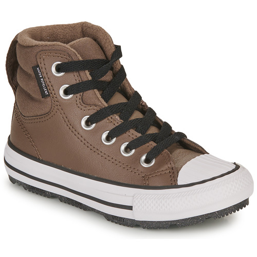Shoes Boy High top trainers Converse CHUCK TAYLOR ALL STAR BERKSHIRE BOOT FLEECE LINED Brown