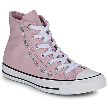 Shoes Girl High top trainers Converse CHUCK TAYLOR ALL STAR FELINE FLORALS Pink