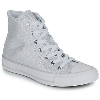 Shoes Girl High top trainers Converse CHUCK TAYLOR ALL STAR PRISM GLITTER Silver