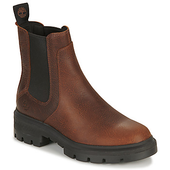 Shoes Women Mid boots Timberland CORTINA VALLEY CHELSEA Brown